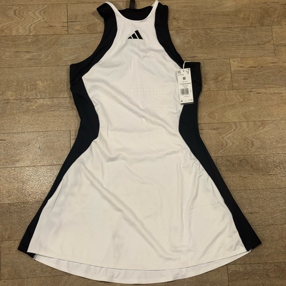 adidas Dresses & Skirts - NWT Adidas Premium Tennis Dress White & Black Size Medium